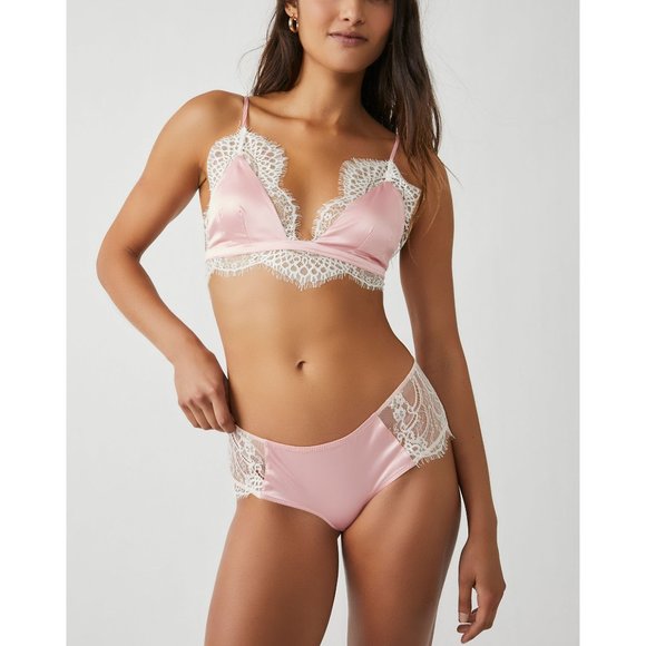 🎉LAST CHANCE🎉 FREE PEOPLE Call You Mine Bralette / Pink Combo - Picture 4 of 8